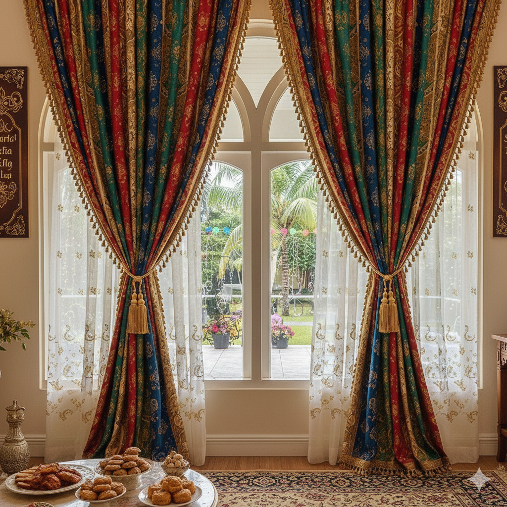 Langsir Raya 2026: 5 Trend Fabrik Terkini & Panduan Cuci Langsir Pakar RBM Aqua Laundry